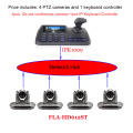 2.0 Megapixel 12x Zoom PTZ video conference IP Camera with DVI HD-SDI Output and 5 Inch LCD IP Onvif Joystick Controller