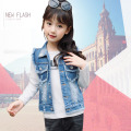 Girls Denim Vest 3-13Y Kids Cowboy Vest Waistcoat Sleeveless Jean Jackets Children Outerwear Spring Summer Clothes