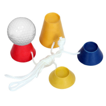 4 In 1 Multifunctional Heights Golf Tees Golf Winter Rubber Tee with Rope Golf Ball Holder Support DropShipping