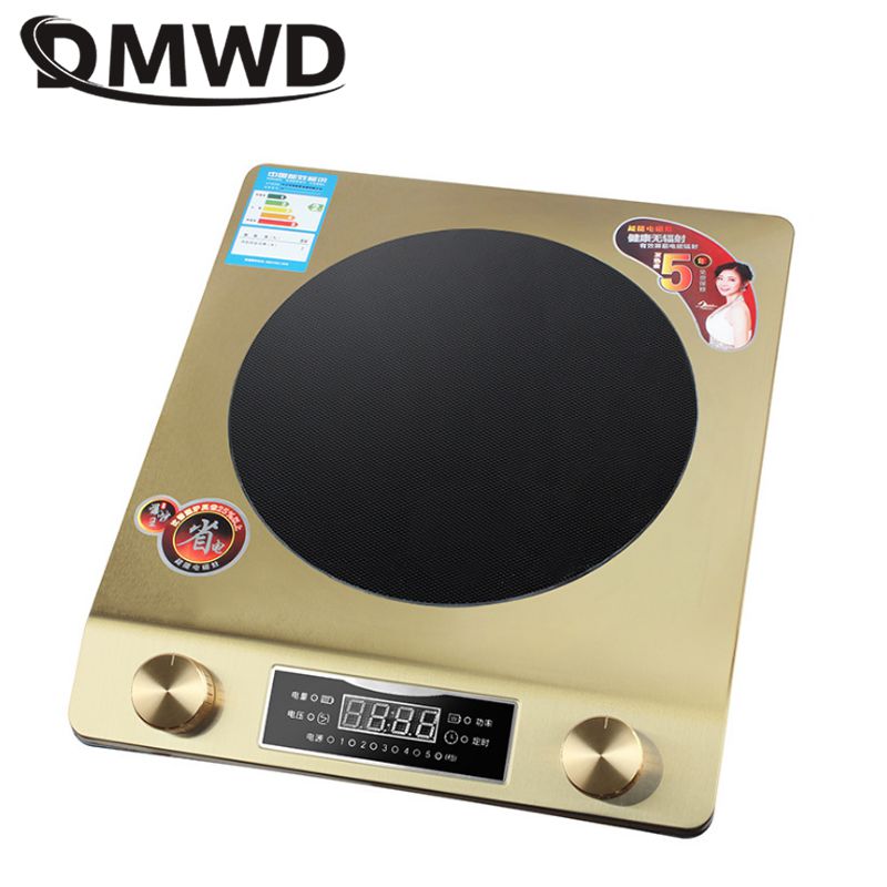 DMWD 3000W Large Power Waterproof Induction Cooker 220V High Frequency Electric Stove Portable Kitchen Heating Plate For Cooking