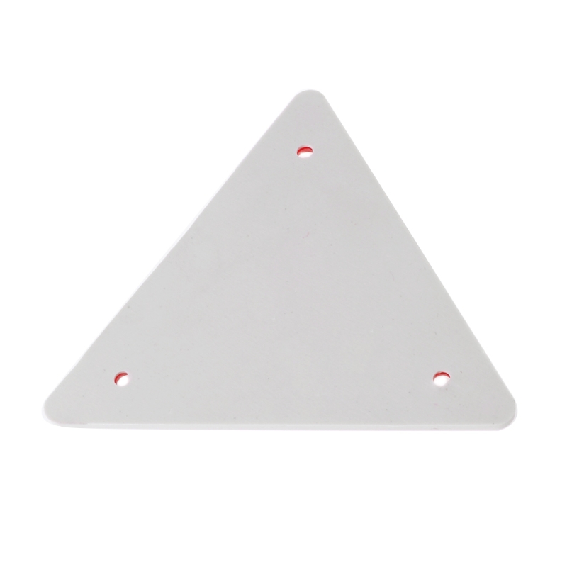 New 2 Pcs Triangle Warning Reflector Alerts Safety Plate Rear Light Trailer Fire Truck Car High Quality