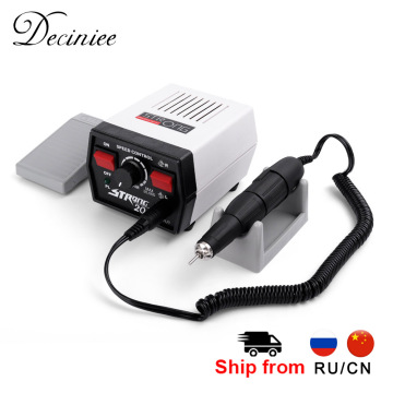 35000RPM 65W Strong 204 102L-2.35 Electric Nail Drills Machine Manicure Pedicure File Bits Nails Sculpture Polish Art Equipment