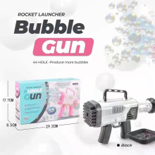 Electric Bubble Gun 44 Hole Luminous Soap Blowing