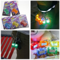 Top Fashion 30pcs/lot LED Light Up Dog Bone Shape ID Tag Pet Safety Collar Pendant For Outdoor Walking Flash Props