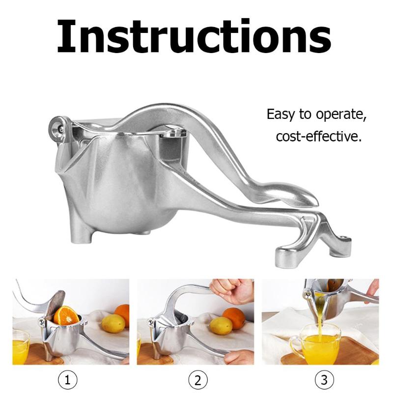 DIY Fruit Juicer Manual Aluminium alloy Mini Citrus Juicer Orange Lemon Fruit Squeezer Grinder fresh juice tool Kitchen Gadget