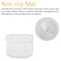 3D Soft Spa Bath Mesh Pillow Bathroom With Suction Cup Spa Bathtub Pillow Deep Spongy Cushion Relaxing Massage Pillow Tool