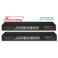 24 ports 10/100/1000Mbps + 4 SFP+ switch