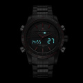 NAVIFORCE Watches Men`s LED Digital Analog Military Sport Quartz Wrist watch Male Steel strap waterproof Clock Relogio Masculino