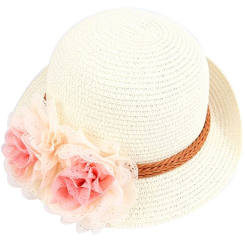 Citgeett Summer Newborn Baby Girls Kids Princess Infant Flower Sun Cap Cotton Bucket Summer Cute Hat SS