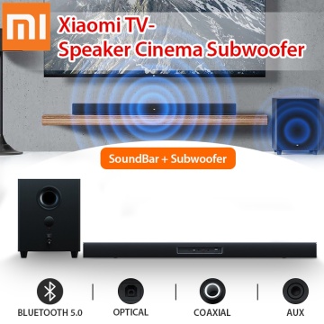 Xiaomi TV bluetooth Speaker SoundBar Subwoofer Home Theater Cinema Wireless Touch Control 2.1Channel 5 Sound Aux 3.5mm Optical