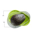 Mini Plastic Avocado Storage Container Vegetable and Fruits Fresh-keeping Box for Avocado Keep Fresh Kitchen Fruit Accessories