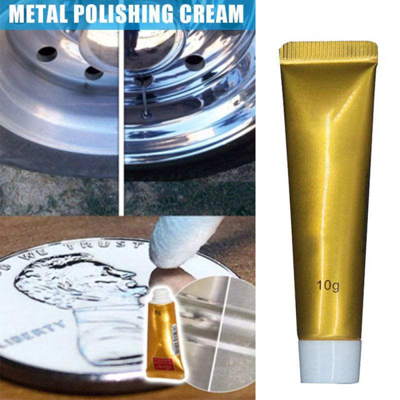 10g Metal Polishing Cream Knife Machine Polishing Wax Mirror Metal Stainless Steel Ceramic Watch Polishing Paste Rust Remover