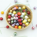 30pcs Silver Pearl Plastic Stamens Bead Artificial FlowerSmall Berries Cherry for Wedding Christmas Cake Box Wreaths Decoration