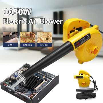 1050W Electric Leaf Blower Dust Leaf Vacuum Cleaner with Pack Electric Air Blower Vacuum Tool for Home Garden Car Studio TV Fan