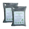 2 Pcs Activated Bamboo Charcoal Bags Air Purifying Bags Natural Air Purifier Freshener Neutralizer Odor Remove Eliminator Deodor