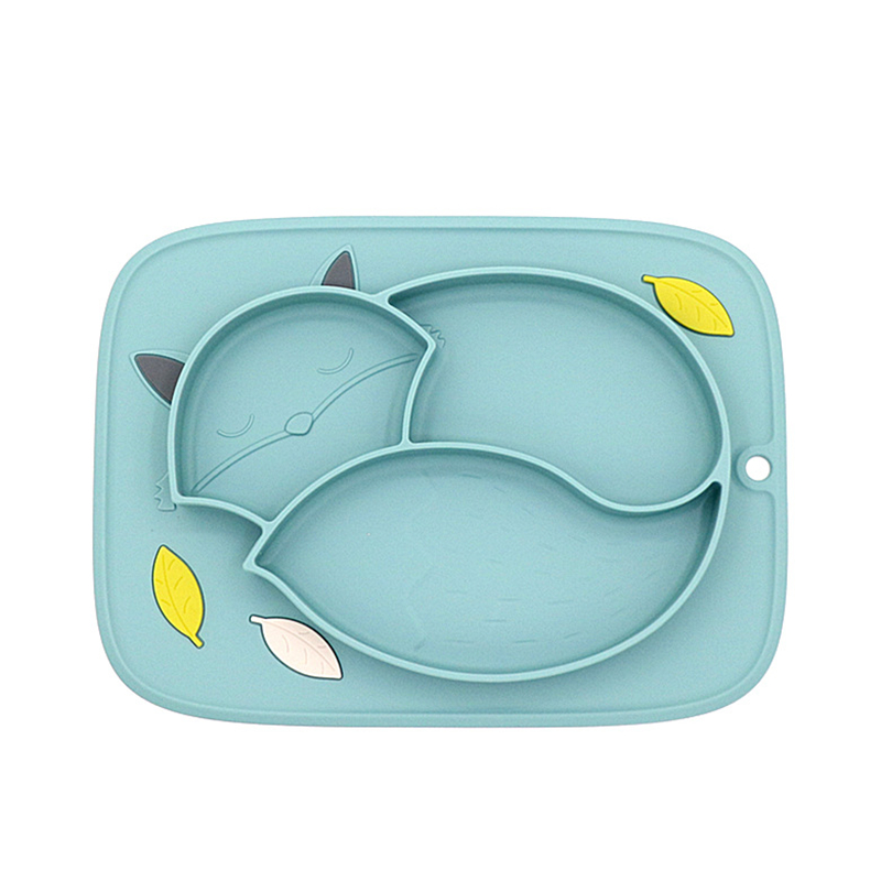 Feeding Suction Plates Baby Food Place Mat Kids Silicone Tray Vajillas Plato Infant Dishes Pratos Child Eating Bowl Infantil