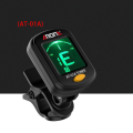 AT-01A/101 Guitar Tuner Rotatable Clip-on Tuner LCD Display for Chromatic Acoustic Guitar Bass Ukulele Guitar Accessories Parts