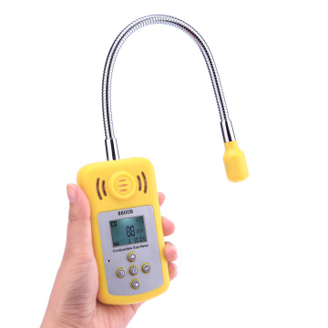 Portable Gas Analyzer Professional Combustible Air Detector Gas Leak Location Determine Tester with LCD Screen Sound-light Alarm