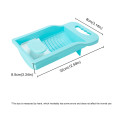 40#1pc Plastic Scrubboards Laundry Washboard Non-slip Underwear Sock Mini Washboard Household Necessities Стиральная Доска