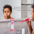 2min Plastic Hourglasses + Suction Cup Lightweight Children Gift Sandglass Timer for Household Kids Students Decoration