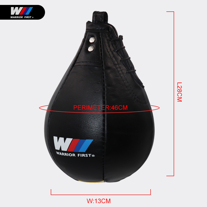 Boxing Speed Ball Pear Shape Top Quality Leather Speed Bag Boxing Punching Bag Swivel Speedball Exercise Fitness Training Ball