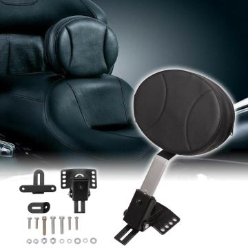 Motorcycle Adjustable New Plug In Driver Rider Seat Backrest Kit For Harley Touring Electra Road Street Glide Road King 97-17 16