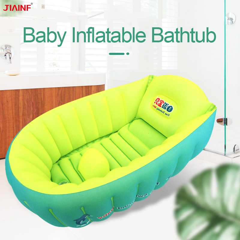 0-3 Years Old Baby Bath Tub Inflatable Bathtubs Baby Folding Bathtub Flower Bath Tubs Baby Goods for the Newborn