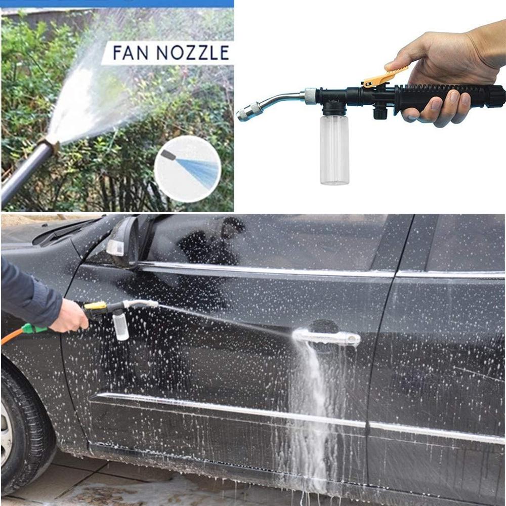 Automobiles High Pressure Power Washer Nozzle Garden Water Guns Flow Controls Car Water Gun Car Wash Clean Tools With Foam Box