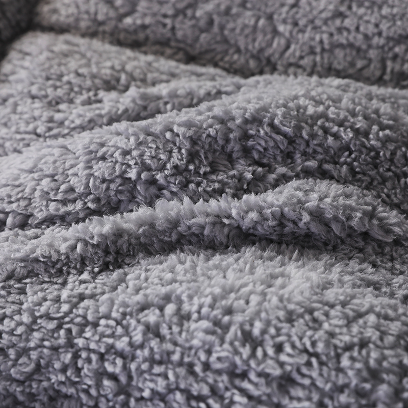 Grey Warm Winter Qulit Cashmere Fleece Comforter Soft Thicken Blankets Duvet With Filling 150*200cm Blue Bedding Home Textile