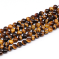 4/6/8/10/12 mm Strand Natural Tiger Eye Round 15'' Loose Stone Beads For Jewelry Making Diy Bracelet Necklace