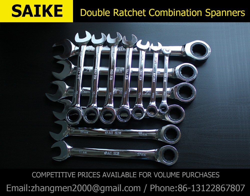 Ratchet Combination Metric Wrench Set Hand Tools Torque Gear Ring Wrenches Spanner
