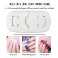 6W UV Lamp Nail Dryer Machine LED UV Gel Curing Lamp Ultraviolet Fast Dry Nail Dryer Nail Art Tools Portable Nail Dry Lamps