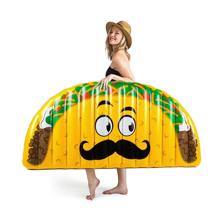 Custom Plastic Inflatable Burrito Mr. Burrito Pool Float