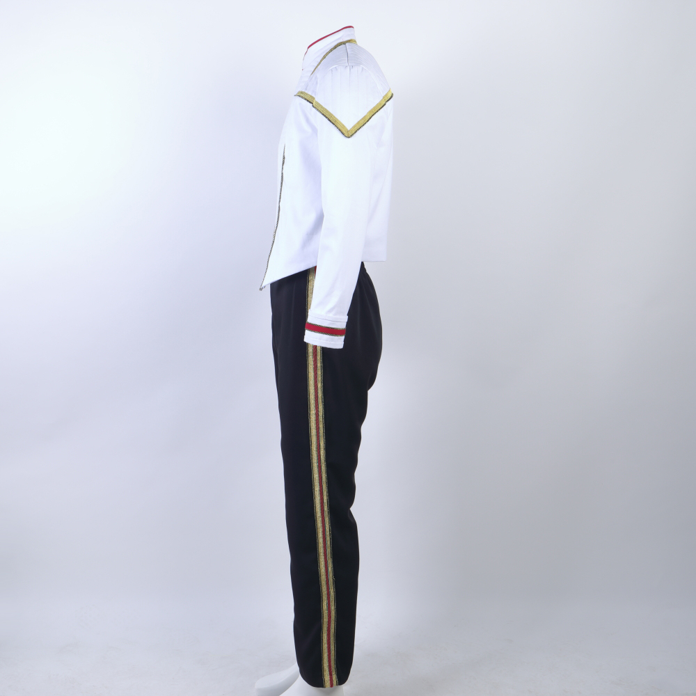 Star TNG Deep Space Nine Trek Nemesis Captain Picard Starfleet Formal Dress Uniform Trousers Jacket Top Holloween Party Prop