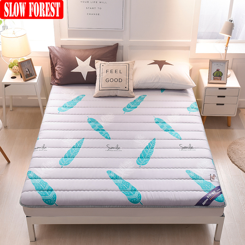 Slow Forest Thickening Mattress Anti-skid Bedroom Furniture Tatami Mat Student Dormitory Queen Mattress Sleeping Mat 3cm