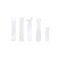 5 Pack Silicone Bookmark Mold DIY Bookmark Casting Mould Making Epoxy Resin Jewelry DIY Craft Silicone Transparent Mold Mermai
