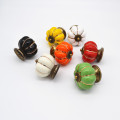 Ceramic Drawer Knobs Furniture Cabinet Knobs and Handles Pumpkin Knobs Cabinet Pulls for Children Room