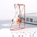 Visual Touch Rose Gold Tape Cutter Tape Storage Organizer Stationery Office Tape Dispenser Office School Supplies Decor Cutters