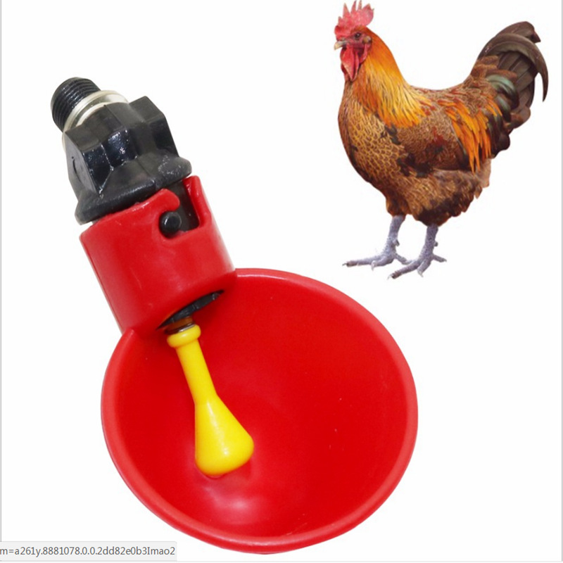 2021 Chicken Waterer Hens Quail Birds Drinking Bowls Water For Chicken Coop Chick Nipple Drinkers Poultry Farm Animal Supplies