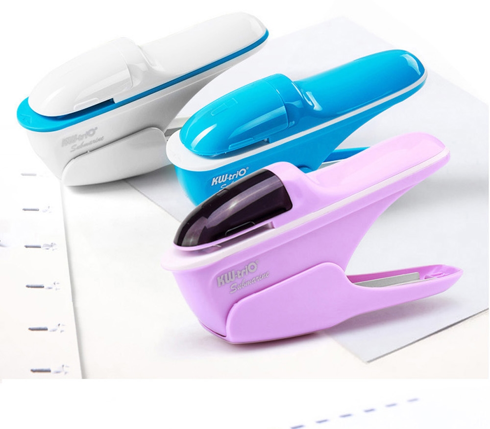 Non-staple Stapler Stapling Machine Mini Cute Book Stapleless Stapler Paper Stapling Stapler Free Staple Needleless Stapler