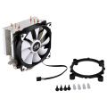 12V 4Pin 4 Pure Copper Heat Pipe Air Cooling 12cm CPU Cooler Radiator Freeze Tower Cooling System Silent CPU Cooling Fan