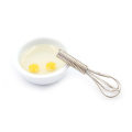 ZTOYL Egg Whisk & Bowl Simulation Kitchen Food Furniture Toys 1:12 Dollhouse Miniature for Doll House Decor