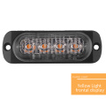 4 LED Truck Trailer Light Emergency Lights Ultra-thin Side Light Lamp 12V-24V 12W LED Pickup Strobe Light Tail Light