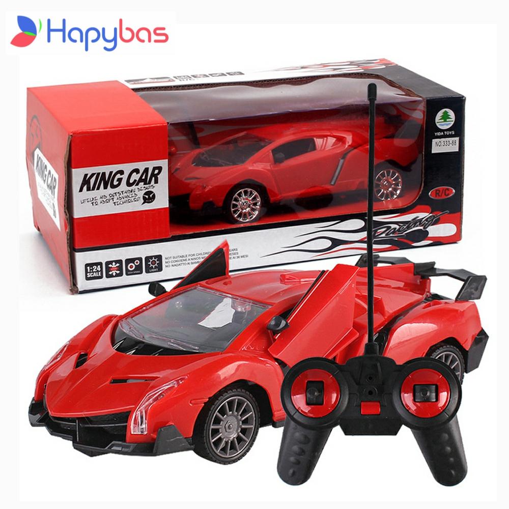 Upgrade version Super Racing Car door open Rc Speed Radio Remote Control Sports Car 1:24 Motor Xmas Gift Kid toy