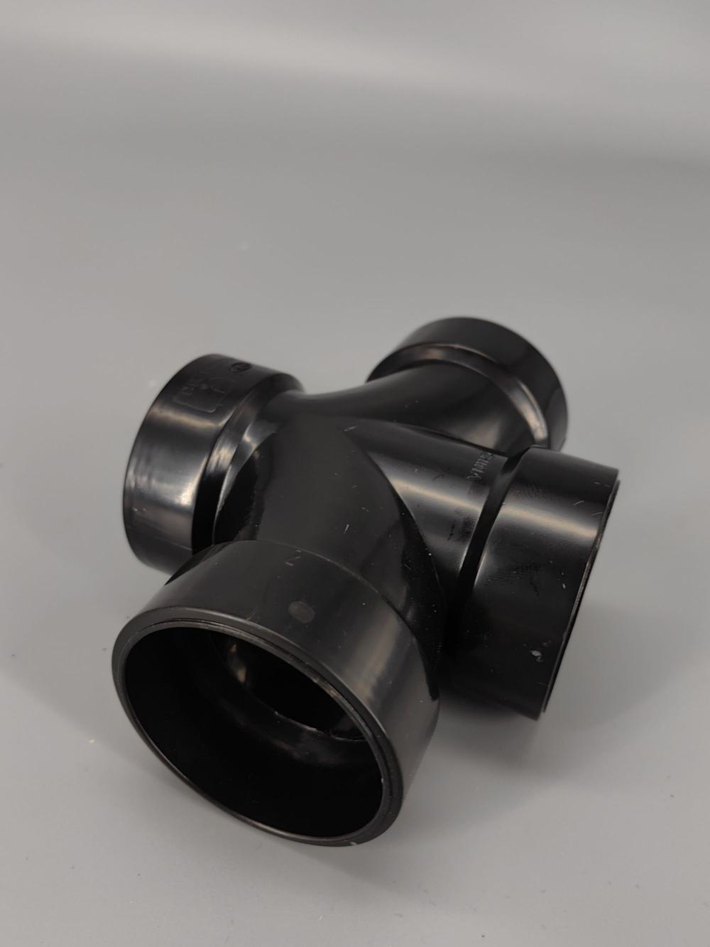 ABS DOUBLE SANITARY TEE REDUCING for Piping system