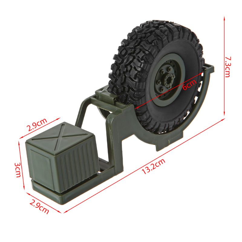 Spare Tire Decoration Parts for WPL 1/16 B36 B-36 B36K B36KIT Military Truck RC Car DIY Accessories M89C