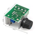 1pc 220V 2000W Speed Controller SCR Voltage Regulator Dimming Dimmers Thermostat Electronic Mold Voltage Regulator Module AC