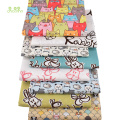 ZOO Series, Printed Twill Cotton Fabric,Patchwork ClothesFor DIY Sewing Quilting Baby&Child's Material,40x50cm