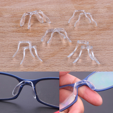 2PCS U Shape Nose Pad Glasses Accessories PVC Non-slip Sunglasses Pads Support Reading Glasses Eyewear Anti-skid Comfortable