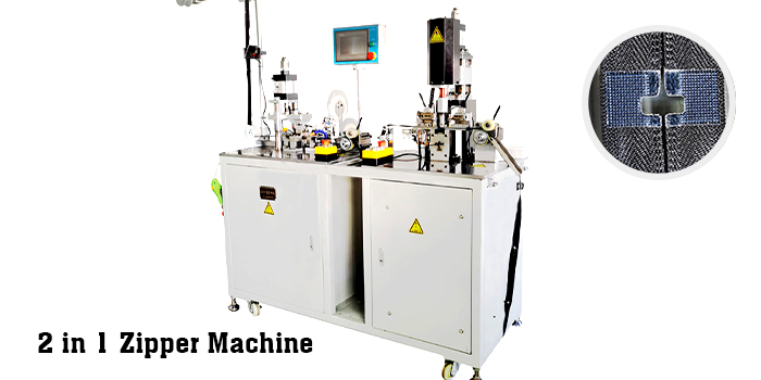 2 in 1 zipper machine